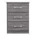 Chic Gray Contemporary Nightstand