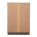 Chic Gray Contemporary Nightstand