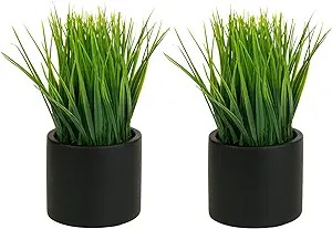 Tabletop Artificial Grass Plants Decorative Faux Greenery Plant