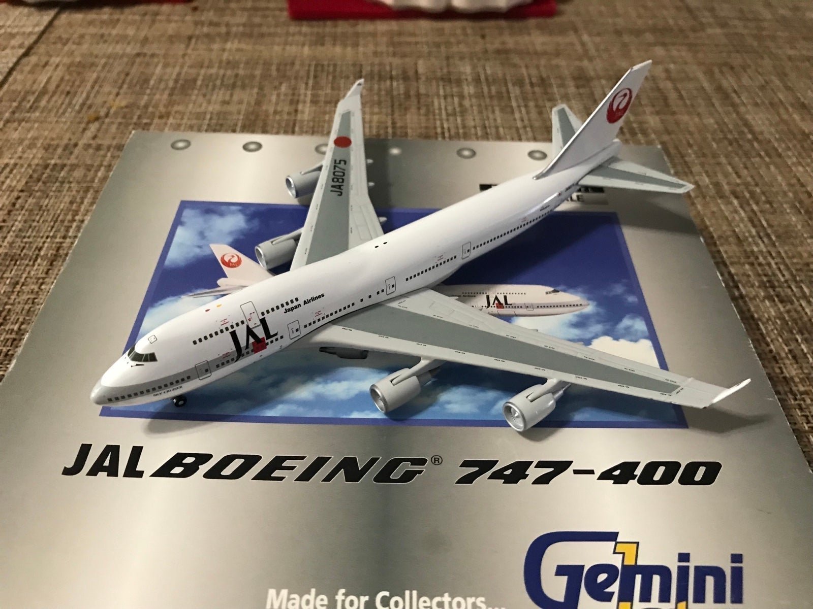 GeminiJets JAL 日本航空747-400 1/400 公式ver Gemini jets JAL Japan Airlines 747-400 1:400 GJJAL007
