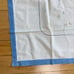 Vintage Embroidered Small Tablecloth Linen Little Boy Blue Blowing Horn Lambs