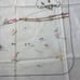 Vintage Embroidered Small Tablecloth Linen Little Boy Blue Blowing Horn Lambs
