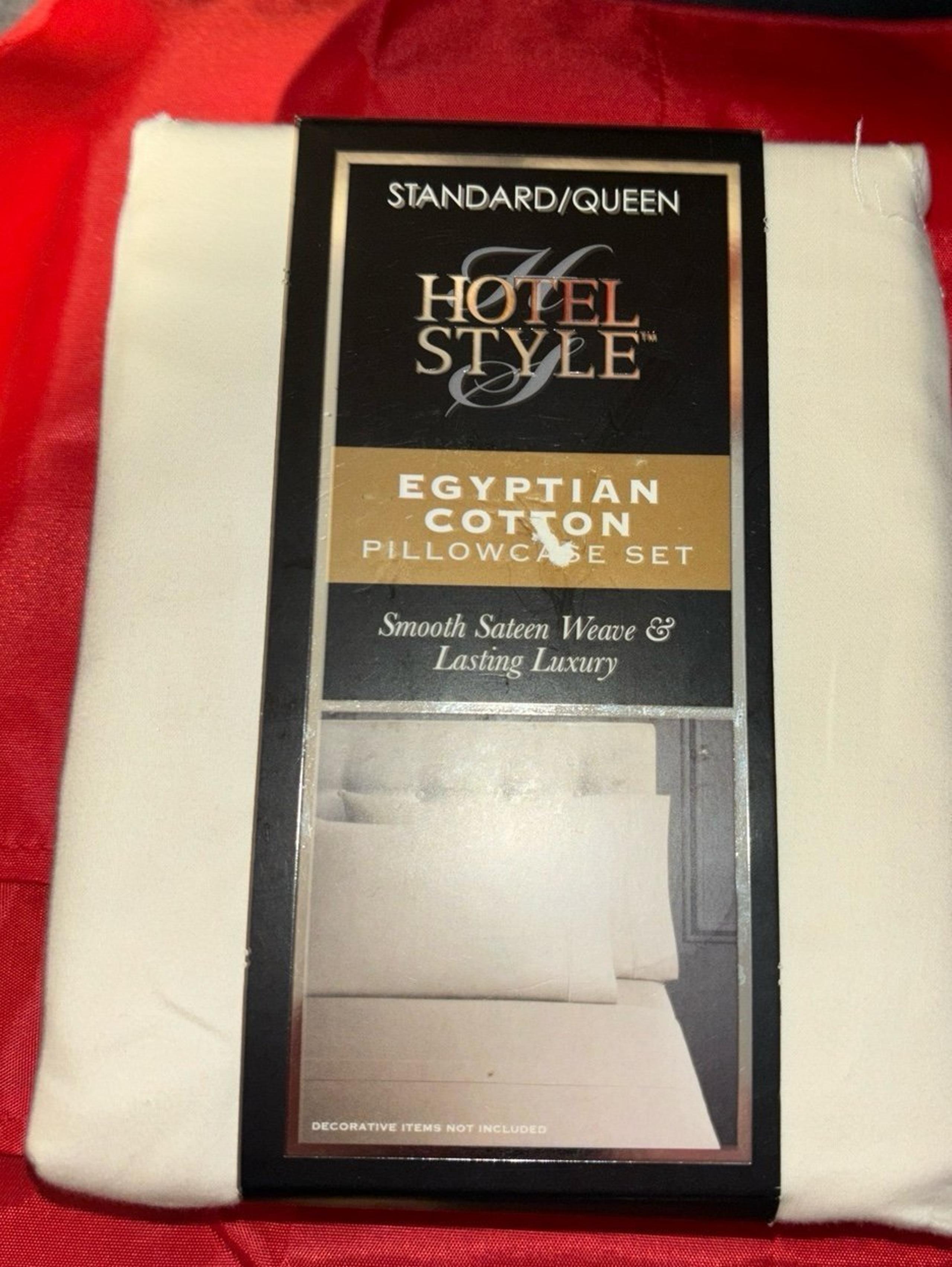 600 thread count luxury pillowcase set
