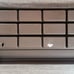 Vintage matchbox 12 car brown plastic wall mount collecter showcase