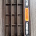Vintage matchbox 12 car brown plastic wall mount collecter showcase