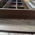 Vintage matchbox 12 car brown plastic wall mount collecter showcase