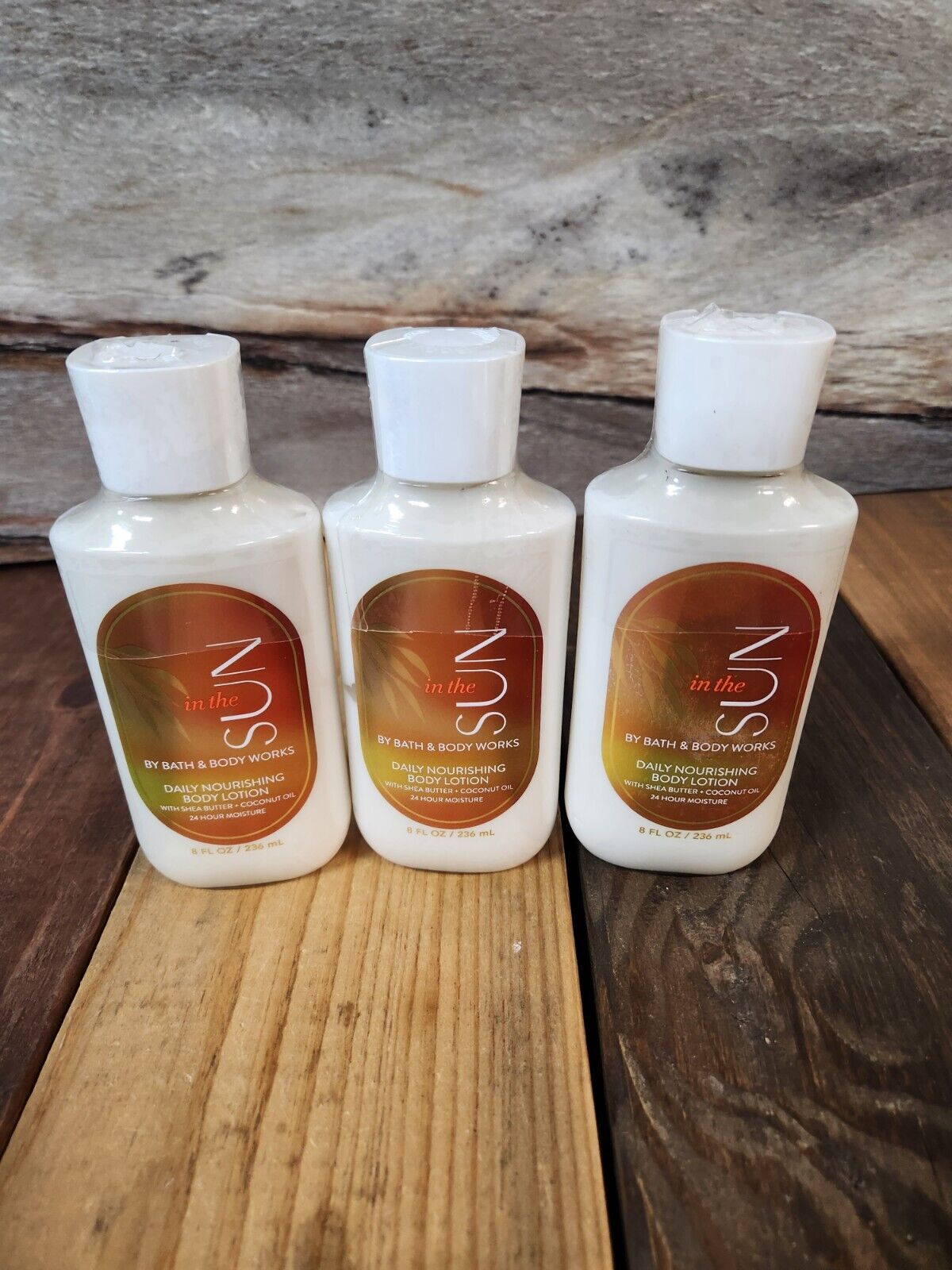 3PK Bath & Body Works In the Sun Body Lotion 8oz NEW