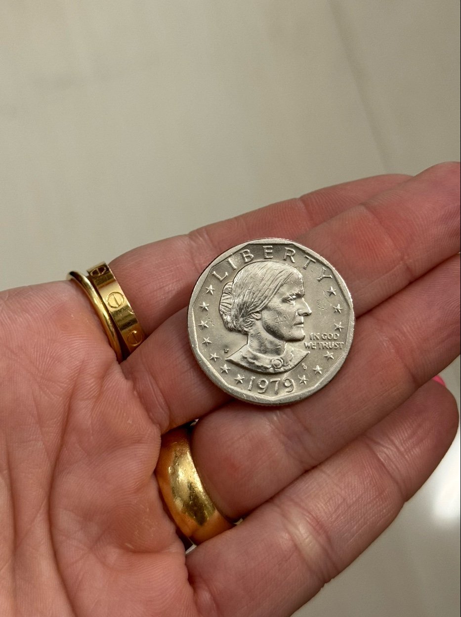 1979 P Susan B Anthony dollar wide rim near date variety! High grade quality!