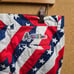 Royal and Awesome Golf Knickers Pars and Stripes USA Flag Waist 36