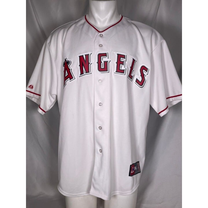 VTG Anaheim Angels Majestic Home White Jersey Men's XXL