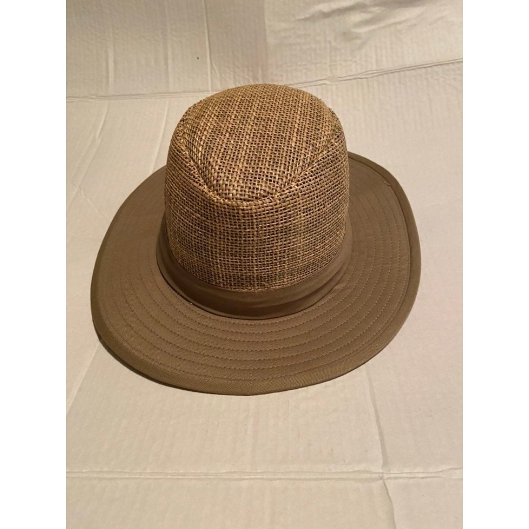 100% seagrass straw hat fabric rim