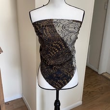 Vintage Jose Cotel Paris 100% Silk Scarf