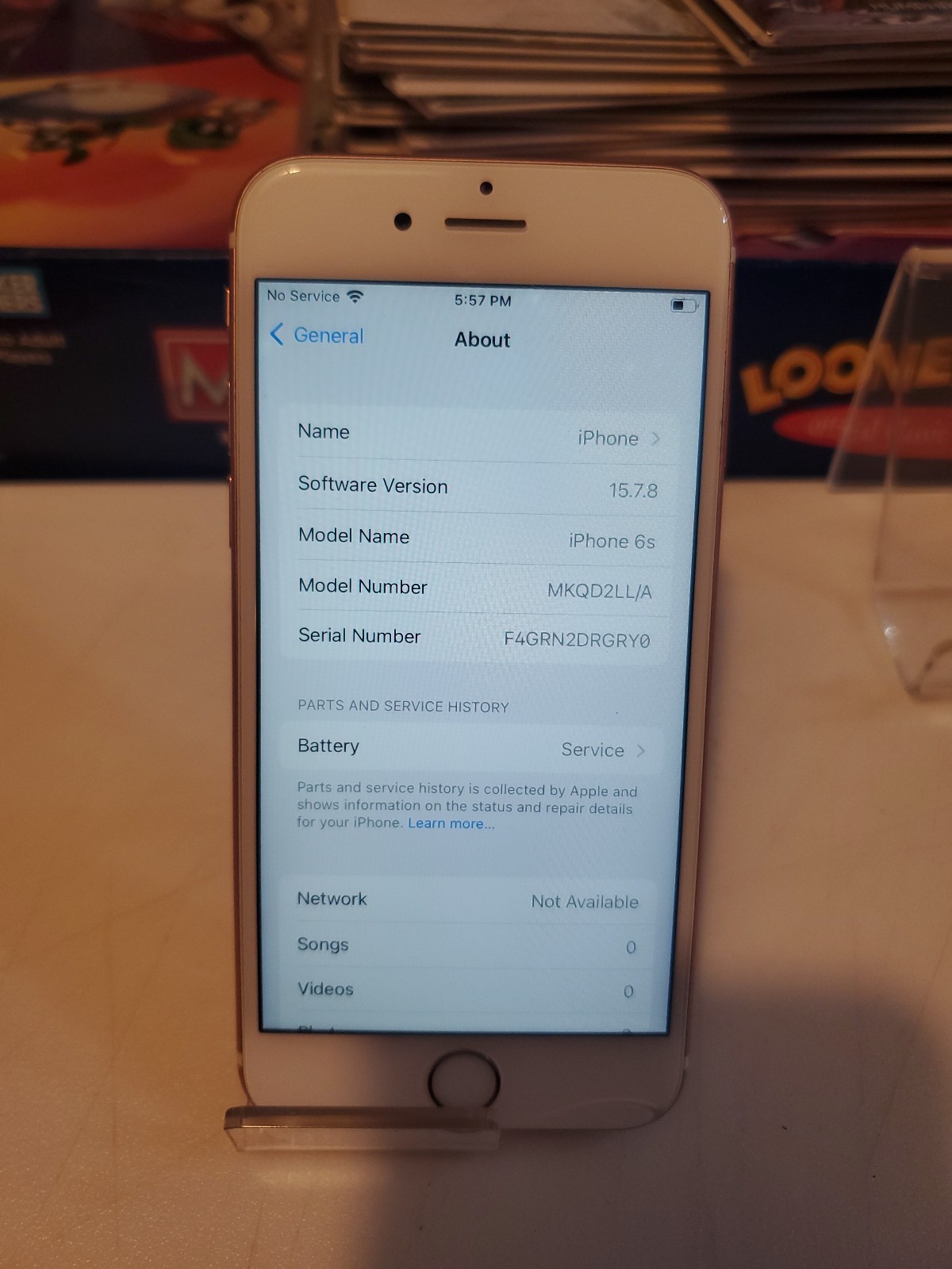 Apple iPhone 6S 64 GB in Rose Gold for AT&T