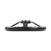 NEW JDM UNIVERSAL 350MM CARBON FIBER Acrylic Deep Dish 6 Holes Steering Wheel
