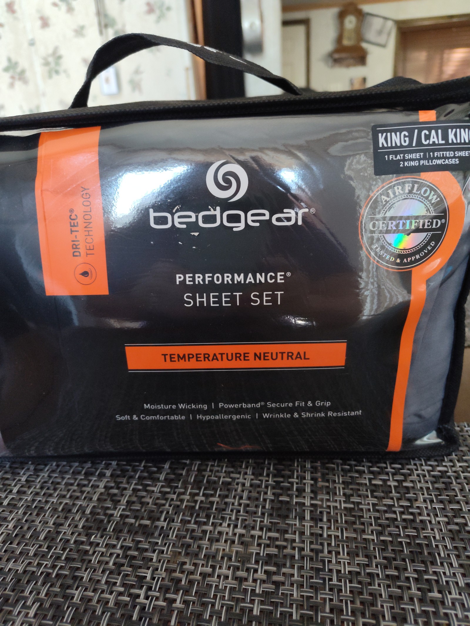 Bedgear King/ Cal King Performance Sheet Set Gray