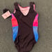 NWT GK gymnastics tumbling dance SEASIDE SUNSET TANK LEOTARD size CL