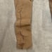 Carhartt Overalls Men's Size 38x34 Duck Canvas Brown Bib Double Knee R01 BRN