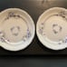 Vintage WALBRZYCH POLAND EMBOSSED VIOLET DINNERWARE SERVICE FOR 4