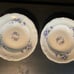 Vintage WALBRZYCH POLAND EMBOSSED VIOLET DINNERWARE SERVICE FOR 4