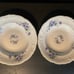 Vintage WALBRZYCH POLAND EMBOSSED VIOLET DINNERWARE SERVICE FOR 4
