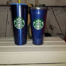 New htf Starbucks tumblers dori & glitte