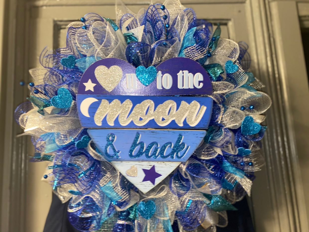 Valentine's day wreath
