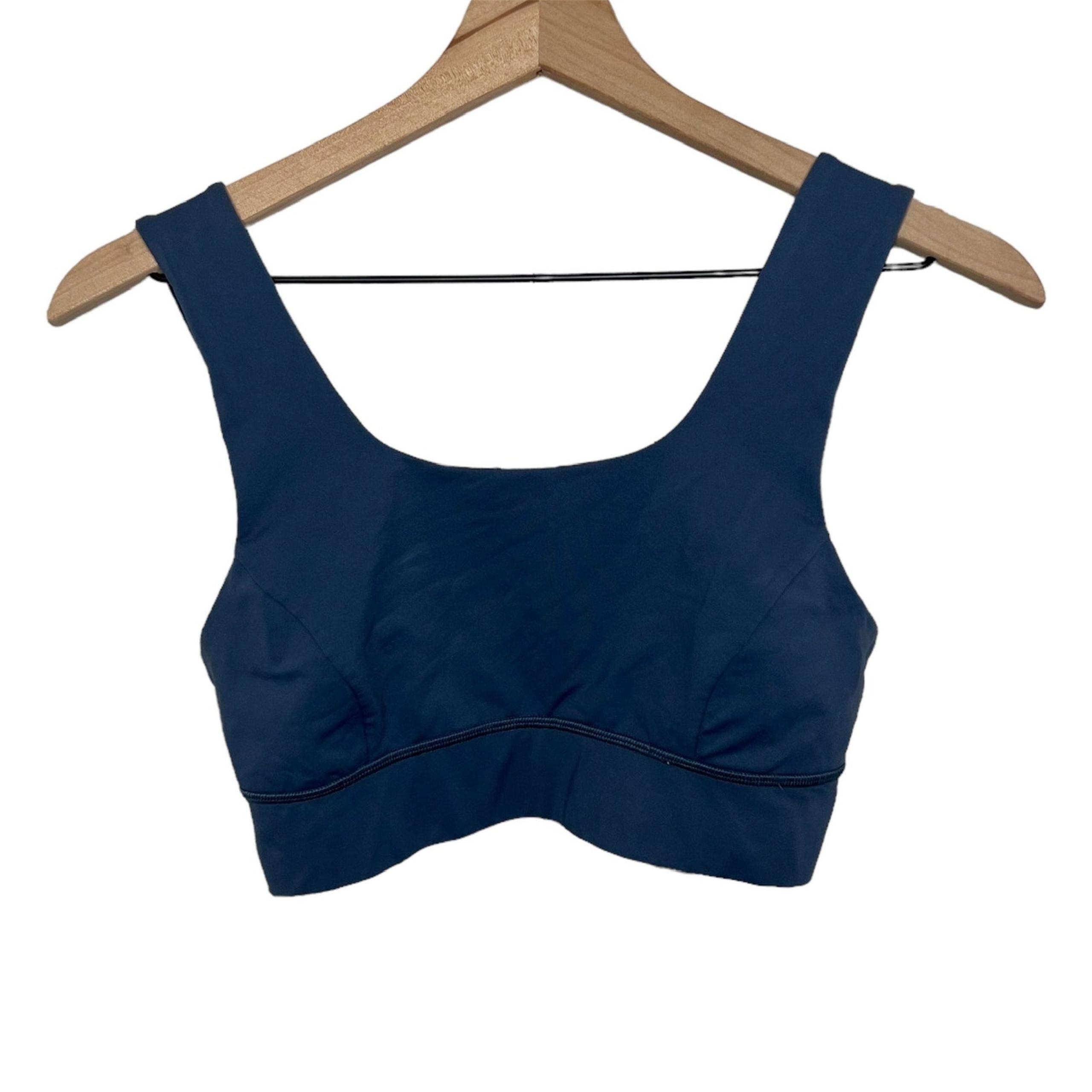 LULULEMON Women's Activewear Sports Bra Slate Blue Luxtreme 6 - lululemon athletica