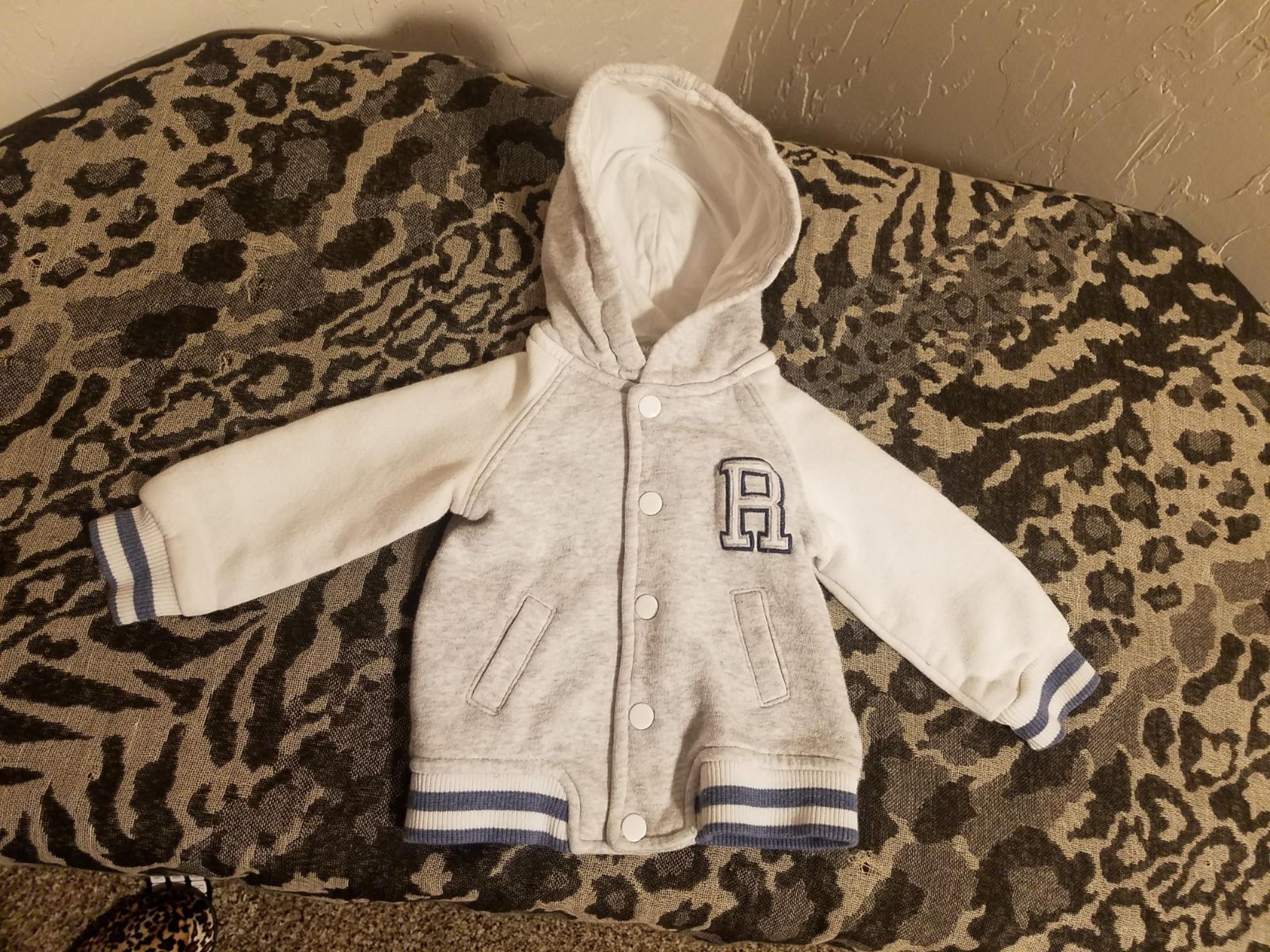 H&M infant boy Hooded Letterman style ja