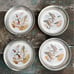 Drink Coasters Revere vintage silver pewter metal barware ducks lodge country