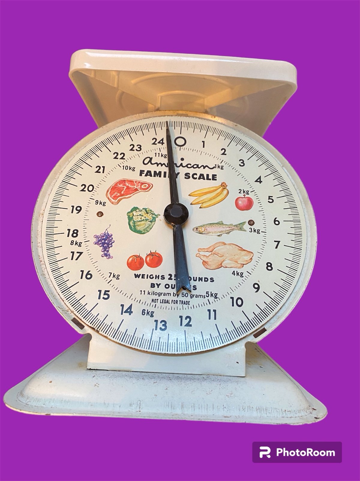 Vintage American family household scale 1950s