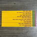 (9) 12 PACKS Positive Words of Affirmation Motivational Pencils Back to School