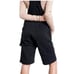 Wildfang Essential Overall Stretch Cotton Shorts Overalls Black Size XL