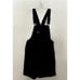 Wildfang Essential Overall Stretch Cotton Shorts Overalls Black Size XL