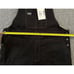 Wildfang Essential Overall Stretch Cotton Shorts Overalls Black Size XL