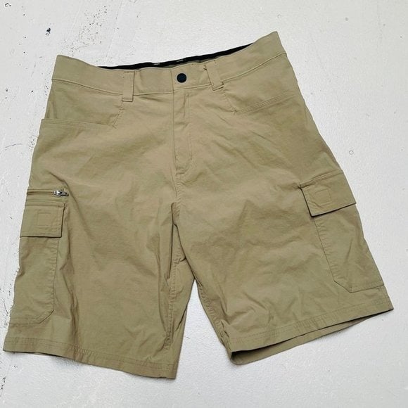 Orvis Mens Cargo Shorts Size 32 Khaki Outdoor Summer Beach Coastal Vacation