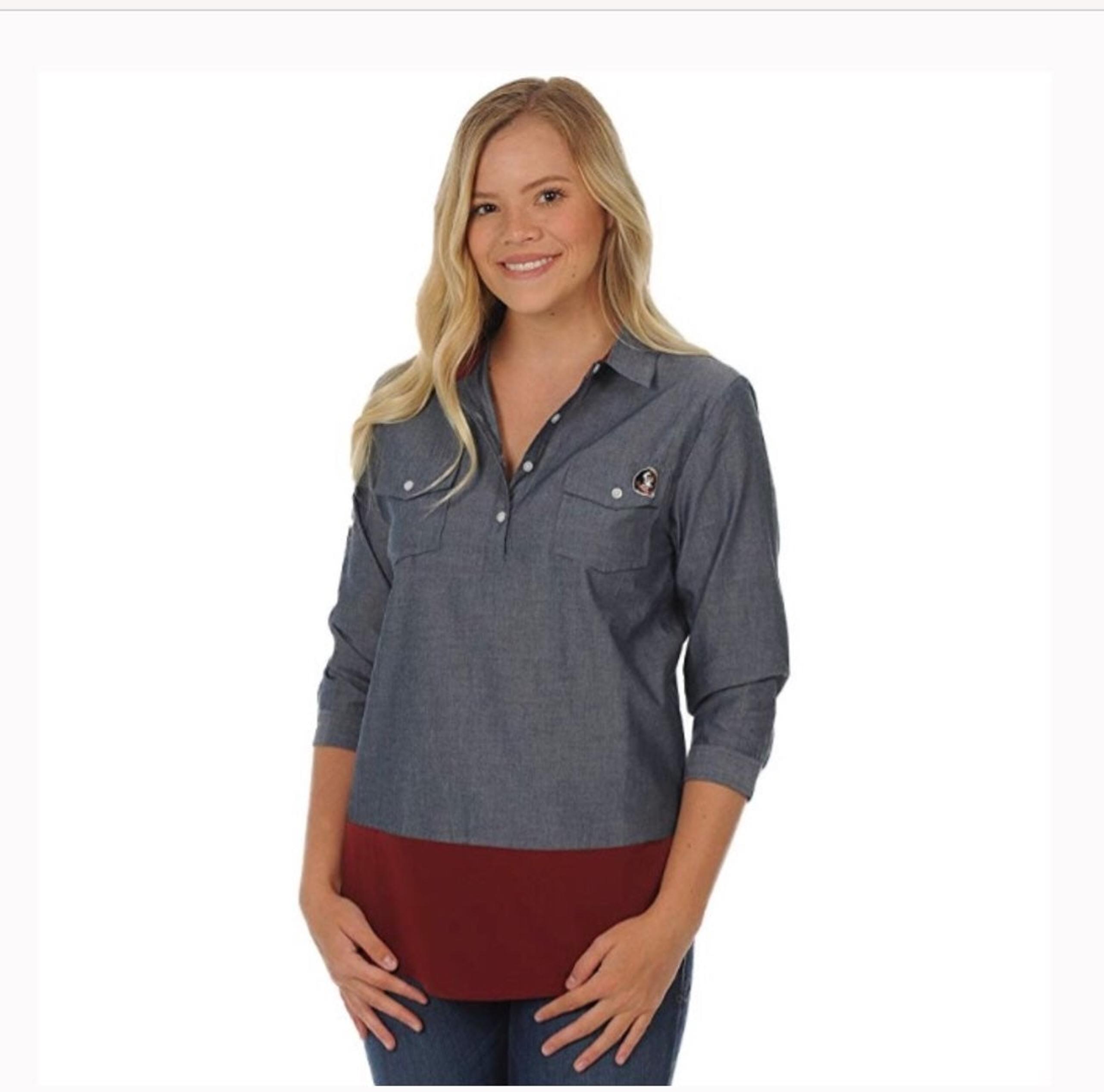 Florida State Seminoles Chambray NWT S