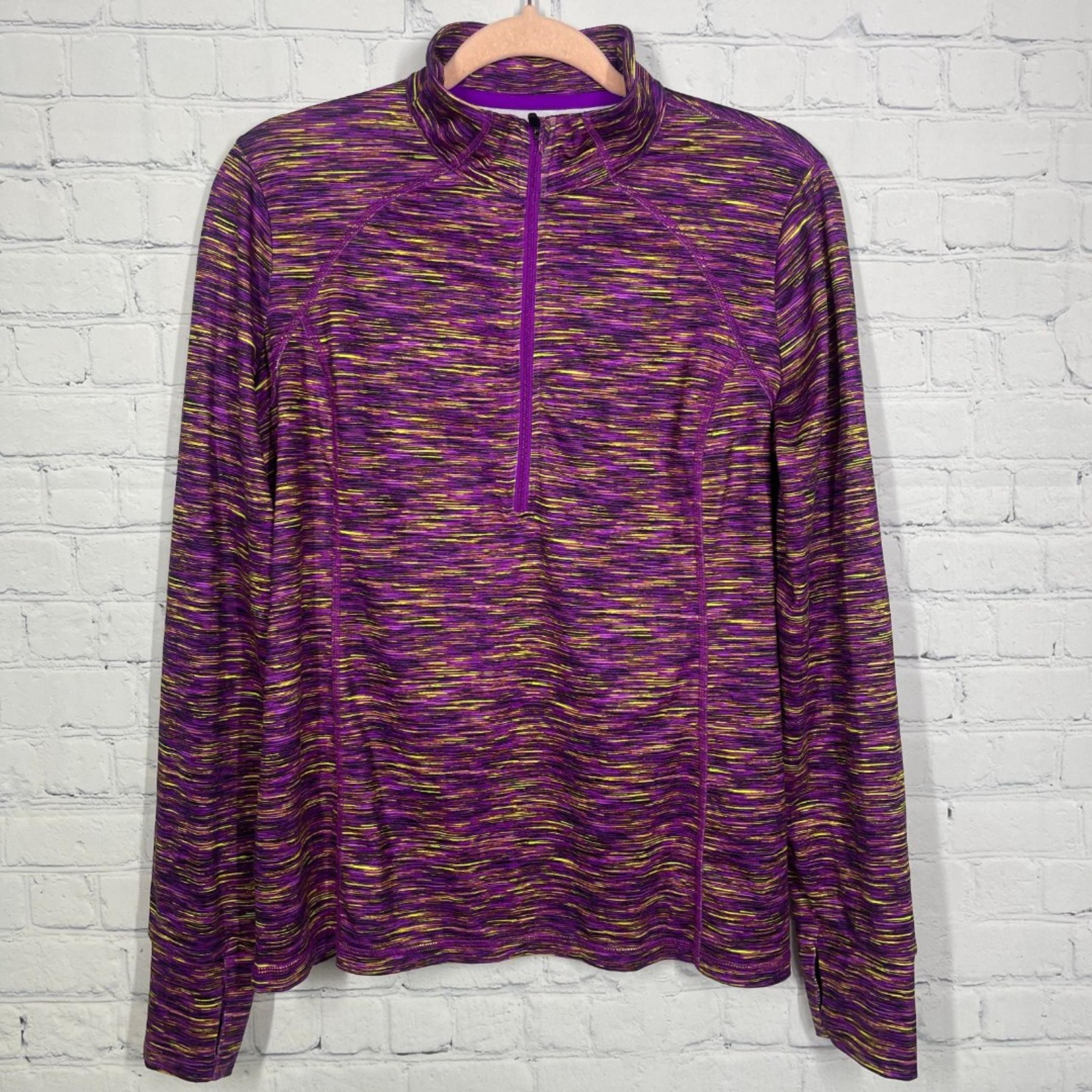 Xersion Jacket Womens Large Basic Colorful Athleisure Stretch Gym Walking Hiking