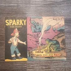 Rare Vintage Sparky Fire Books Children’s Book #1