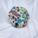 Multi color Bridal bouquet sparkly peacock rhinestone bedazzled One of kind