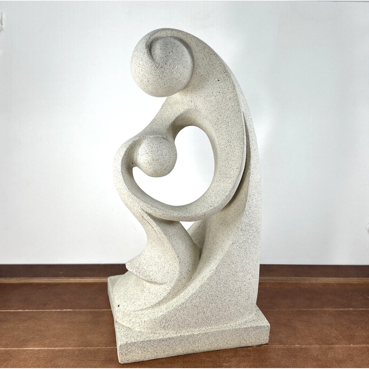 Mother Child Love 12 Resin Modernist Sculpture Statue Garden Art Decor