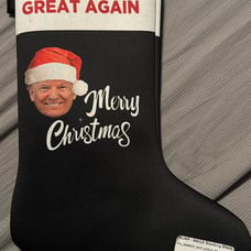 Donald Trump Christmas Stocking
