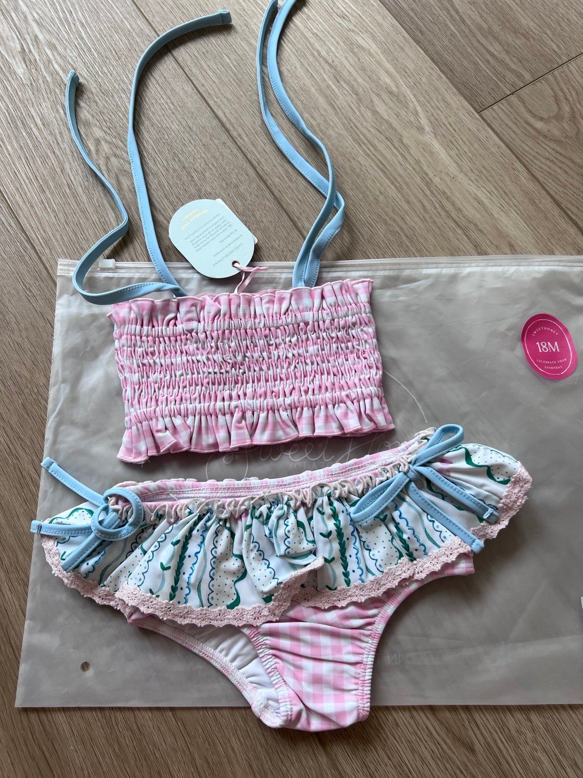 SweetHoney two piece toddler bathing suit