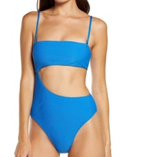 Frankies Bikinis Carter Cutout One-Piece Swimsuit
