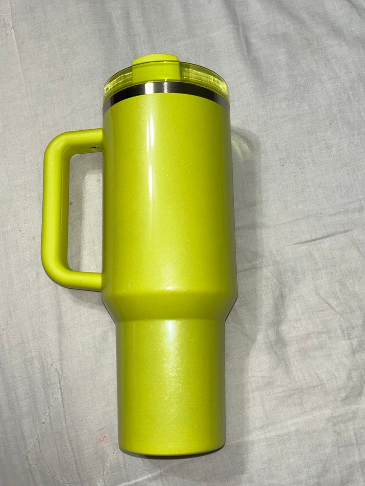 starbucksxstanley lime green tumbler