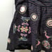Free People Sweet Safari Top S Brown Stripe Halter Sweetheart Embroidery Mirrors