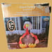 Gemmy Airblown Inflatable Turkey Thanksgiving Decoration 6 Feet Tall
