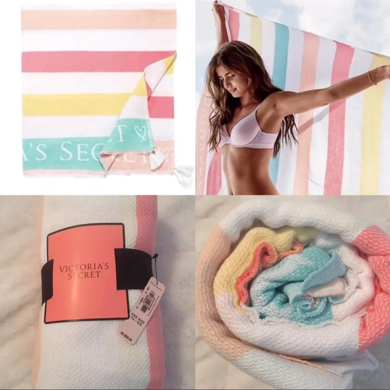 Victorias secret beach blanket New
