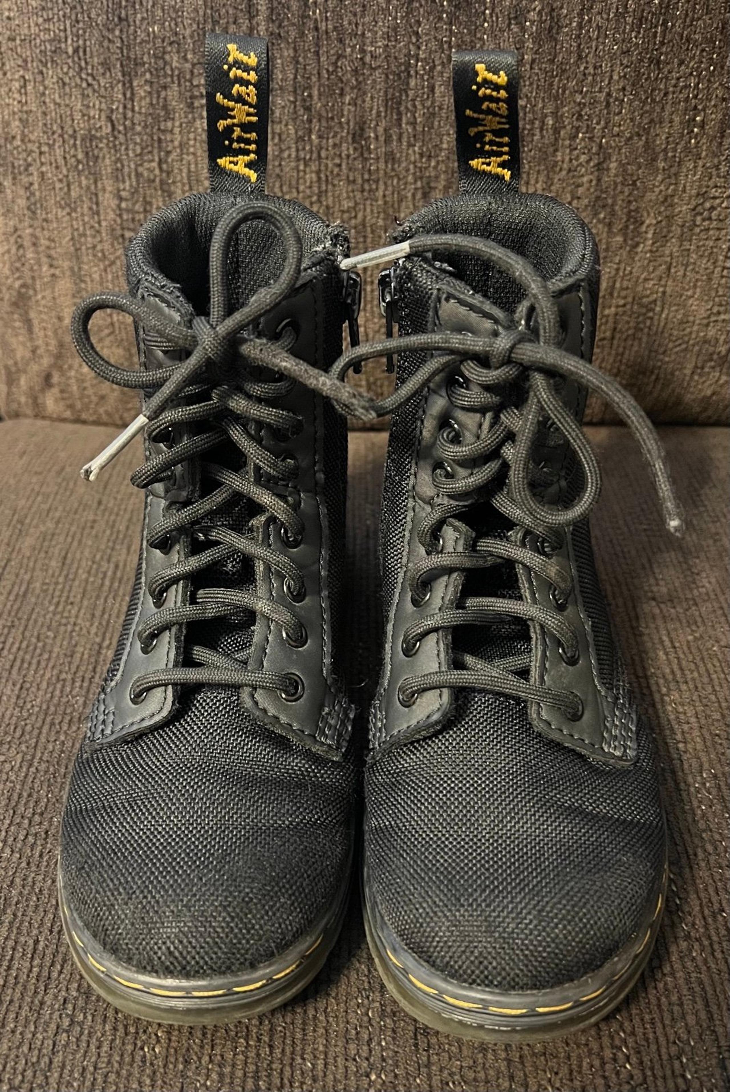 Dr. Martens Black Boots Kids Size 12