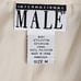 International Male Medium Beige 90s Rare HTF Canvas Trench Coat Outerwear Office