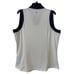 NWT Callaway XL Sleeveless Golf Polo Color Block Brilliant White Navy Trim Eco